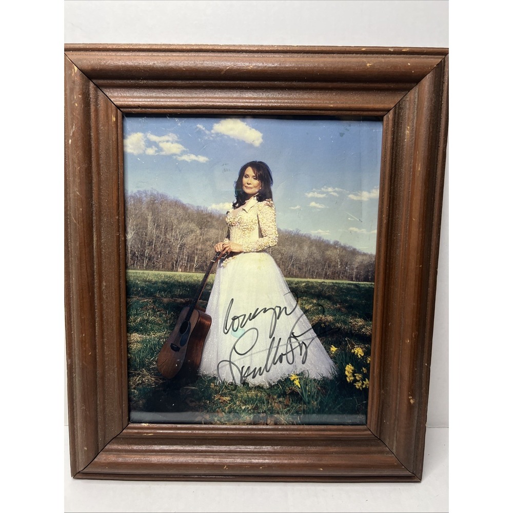 Loretta Lynn Signed Framed Autograph 8" X 10" Photo Country Western